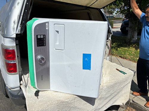 Maytag white front loading - maytag, front-loading