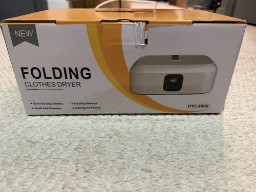 Folding spin clothes dryer - folding,